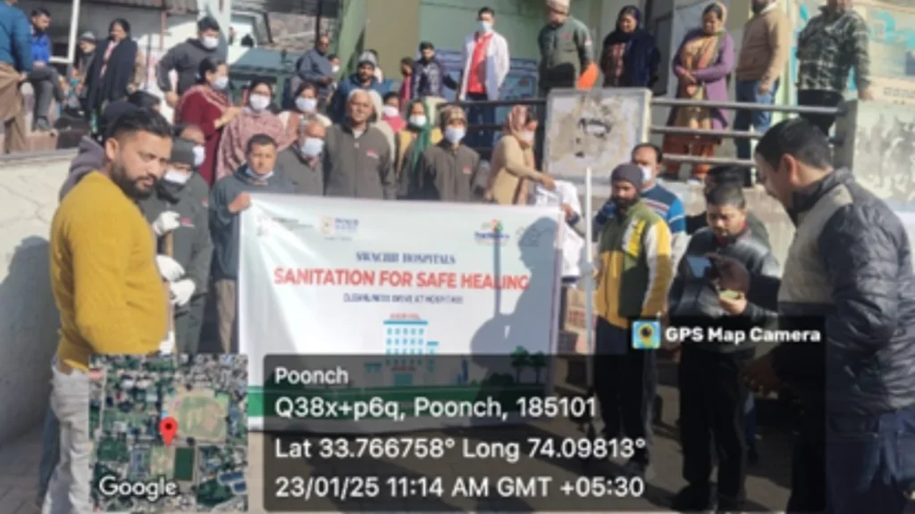 Cleanliness of hospitals in Jammu Division