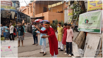 Nukkad Natak at Shiv Mandir Lodgement: A Real Call to Action